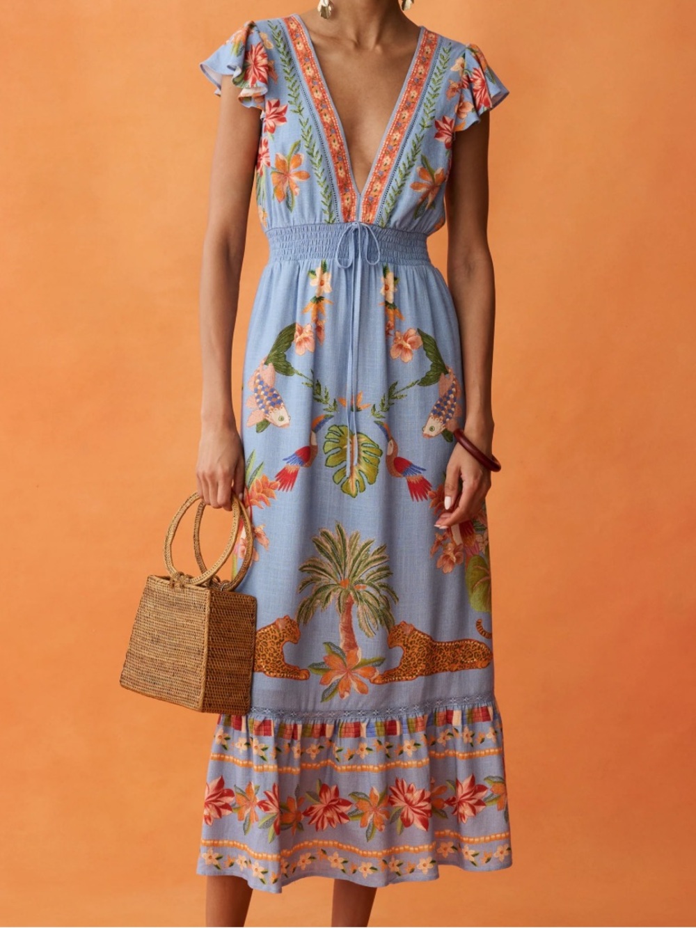 ANAYA Luma Dress Rainforest Bloom